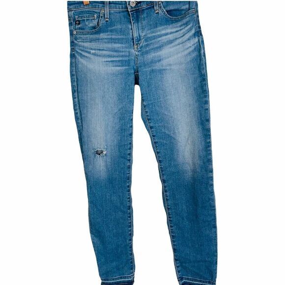EUC AG Adriano Goldschmeid The Stevie Slim Straight Ankle Jeans 28R - Picture 1 of 7